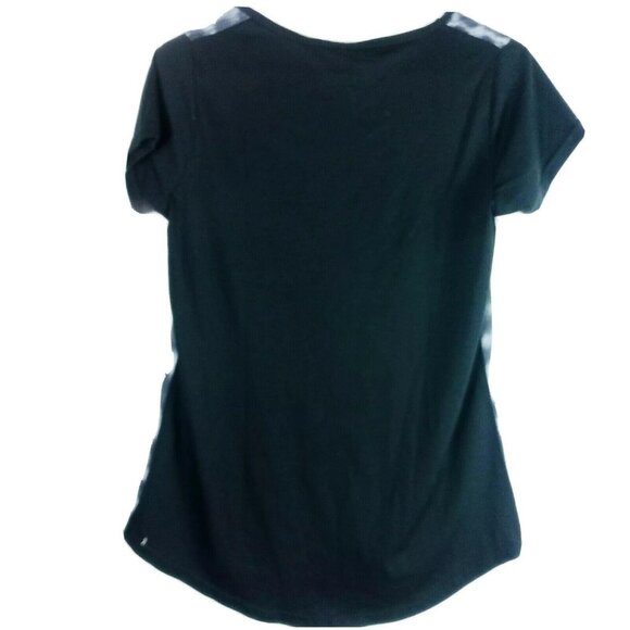 Rip Curl Womens T-Shirt Bold Leopard Print with Africa Graphic Size 8 Black Grey - Picture 4 of 4